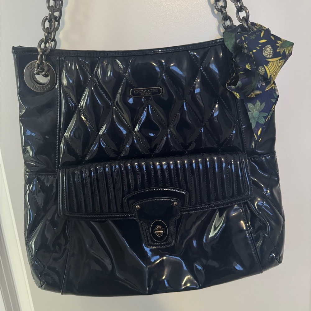 Navy Coach purse